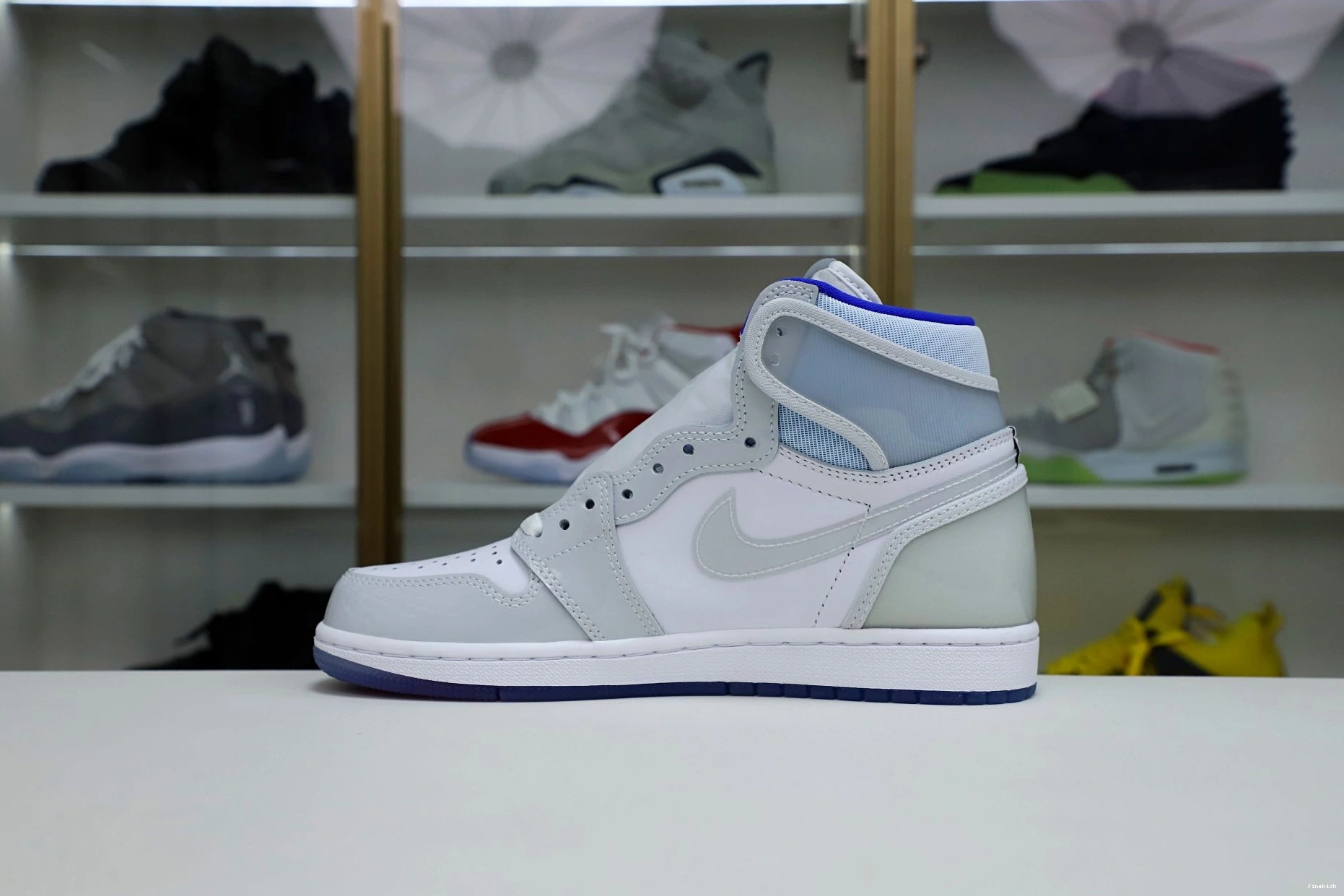 JORDAN BLUE' ZOOM 'RACER AIR 1 HIGH 0126